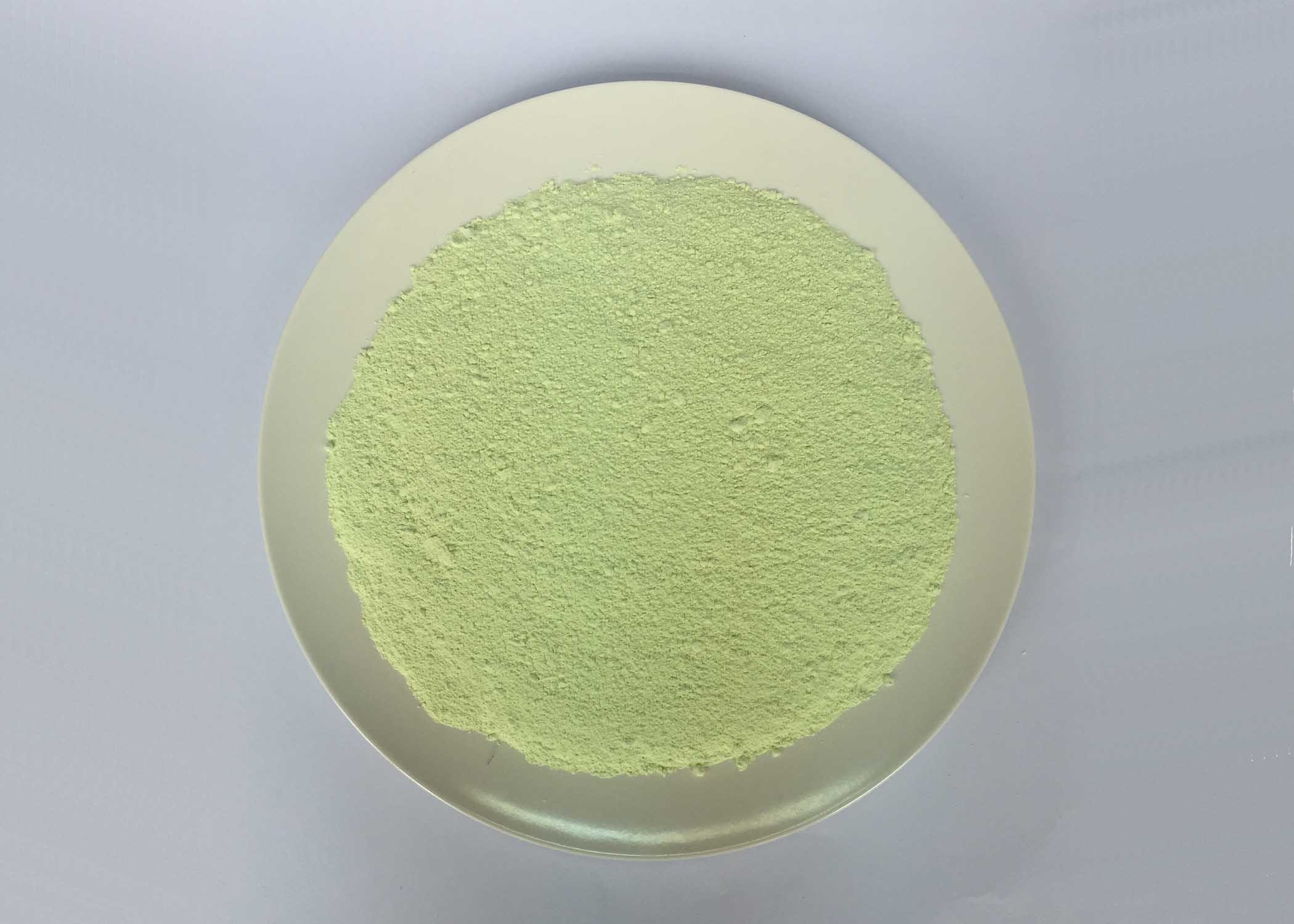 Categoría alimenticia del polvo de la melamina verde clara del color que moldea de alta calidad