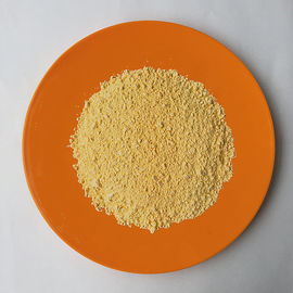 Categoría alimenticia amarilla oscura del polvo de bambú material degradable de la melamina